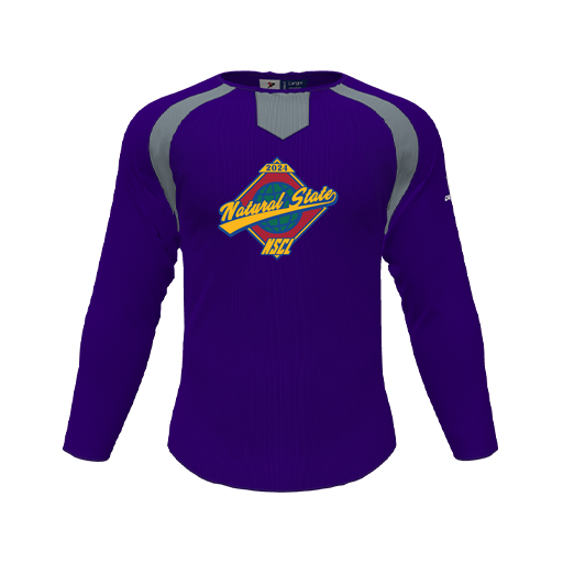 [CUS-DFW-PULL-FLC-CNK-LSL-PUR-YS-LOGO1] Pullover (Youth S, Purple, Logo 1)