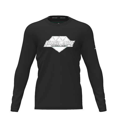 [FTLCDFBK-YXS-LOGO2] Dri Fit Performance T-Shirt (Youth XS, Black, Logo 2, Long Sleeve)