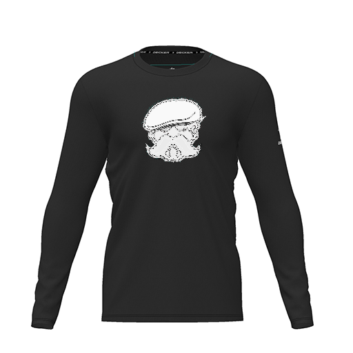 [FTLCDFBK-YXS-LOGO3] Dri Fit Performance T-Shirt (Youth XS, Black, Logo 3, Long Sleeve)