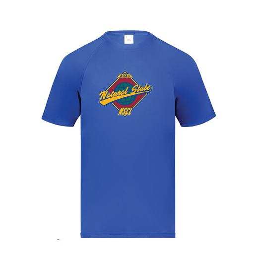 [2790.060.S-LOGO1] Men's Smooth Sport T-Shirt (Adult S, Royal, Logo 1)