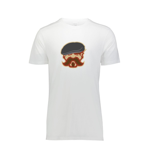 [FTSCUBWH-AS-LOGO3] Decker Men's Tri-Blend T-Shirt - Short Sleeve (Adult S, White, Logo 3)