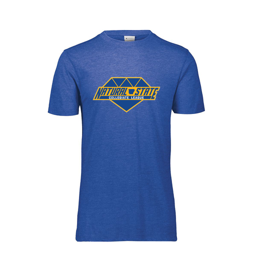 [FTSCUBNV-AS-LOGO2] Decker Men's Tri-Blend T-Shirt - Short Sleeve (Adult S, Navy, Logo 2)