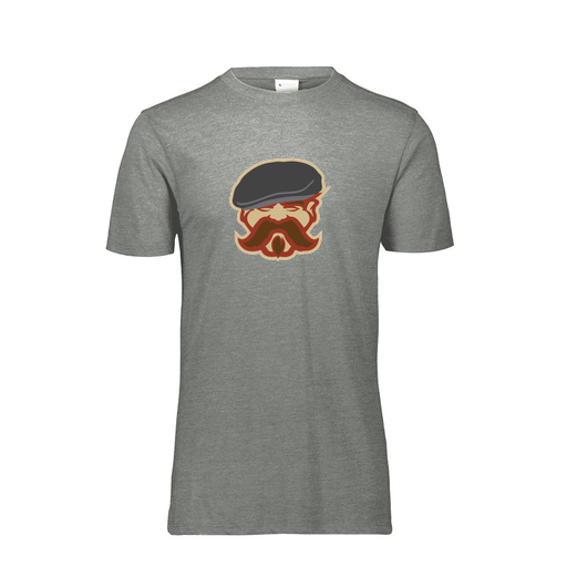 [FTSCUBGY-AS-LOGO3] Decker Men's Tri-Blend T-Shirt - Short Sleeve (Adult S, Gray, Logo 3)