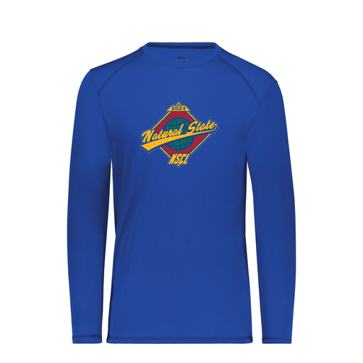 [6845.060.S-LOGO1] Men's SoftTouch Long Sleeve (Adult S, Royal, Logo 1)