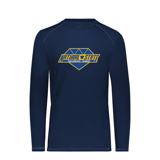 [6846.065.S-LOGO2] Youth SoftTouch Long Sleeve (Youth S, Navy, Logo 2)