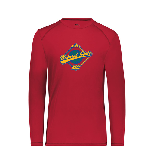 [6846.083.S-LOGO1] Youth SoftTouch Long Sleeve (Youth S, Red, Logo 1)