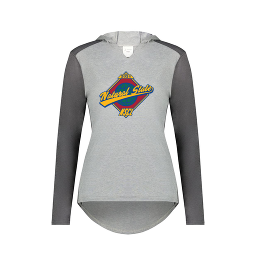 [6902.30V.XS-LOGO1] Ladies Vintage Hoodie (Female Adult XS, Gray, Logo 1)