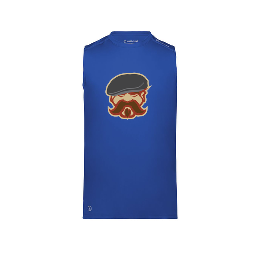 [222593.060.S-LOGO3] Men's CoolDry TankTop (Adult S, Royal, Logo 3)