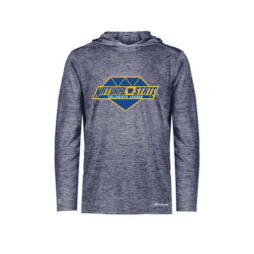 [FOLHCGNV-YS-LOGO2] Youth Charge Hoodie (Youth S, Navy, Logo 2)