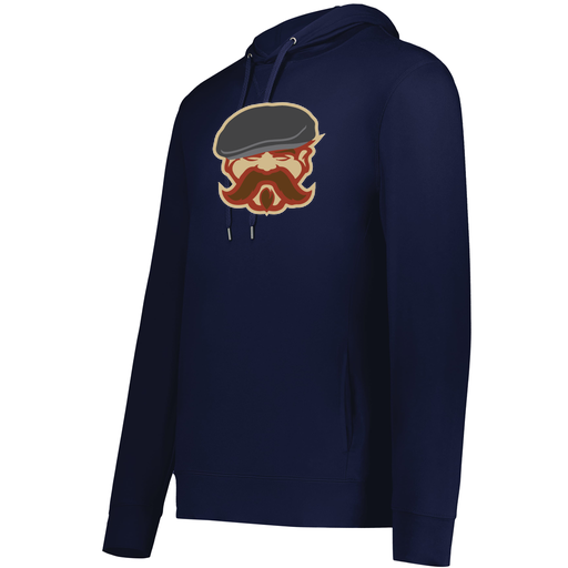 [222598.065.S-LOGO3] Men's Ventura Thin Knit Hoodie (Adult S, Navy, Logo 3)