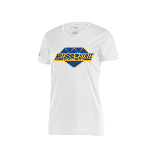 [222820.005.S-LOGO2] Ladies Movement Dri Fit Shirt (Female Adult S, White, Logo 2)