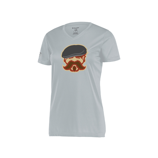 [222820.099.S-LOGO3] Ladies Movement Dri Fit Shirt (Female Adult S, Silver, Logo 3)